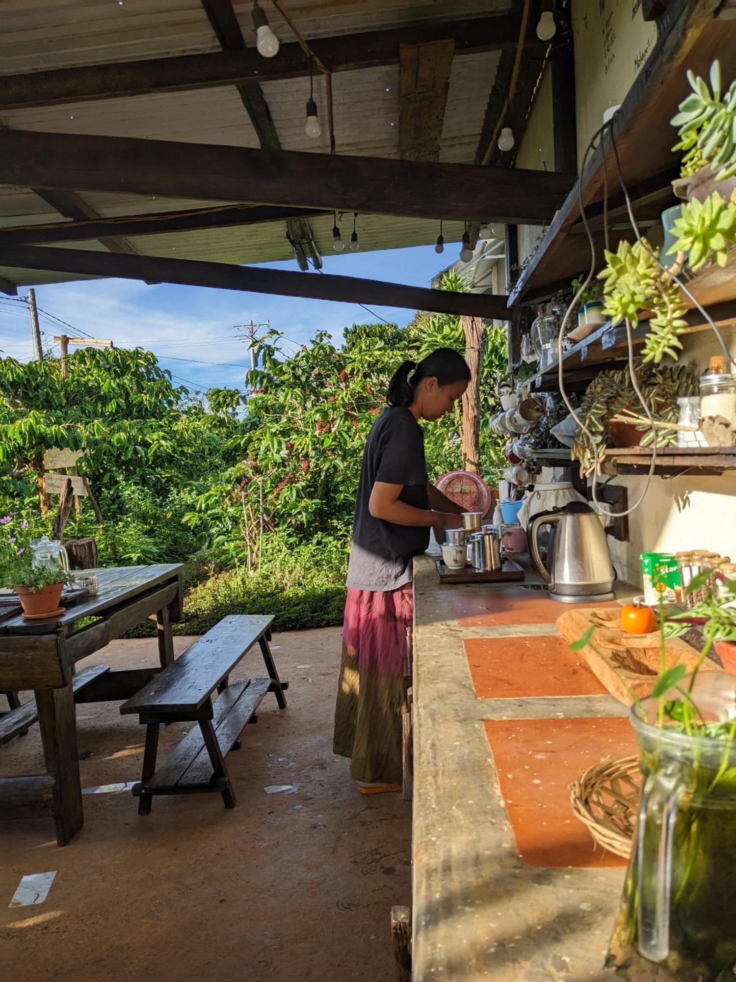 Appartamento Ivy Coffee Farm - Garden House Duc Trong Esterno foto